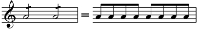 #4: Measured tremolo notation #4: Measured tremolo notation